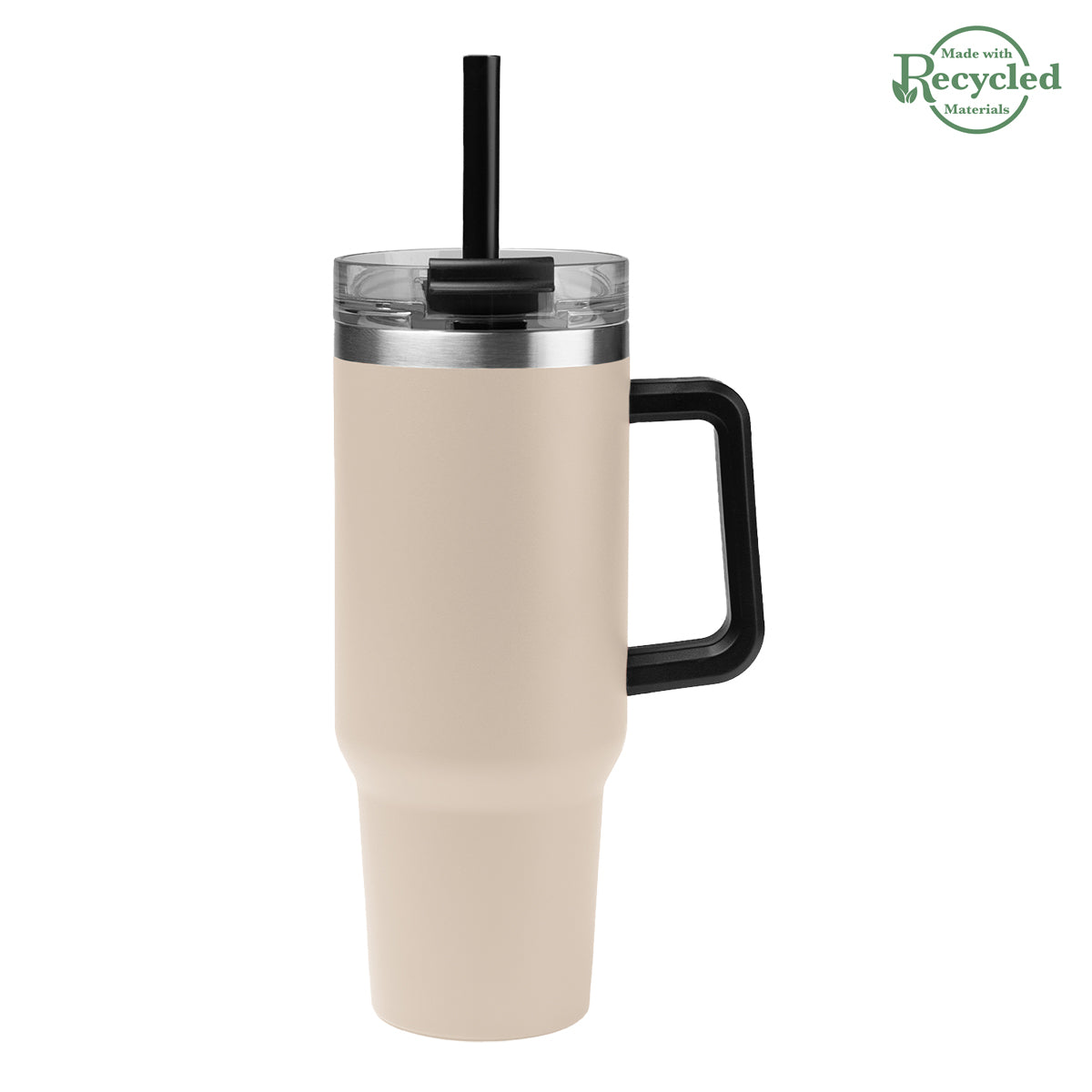 40 Oz. Intrepid Stainless Steel Tumbler - Recycled Beige