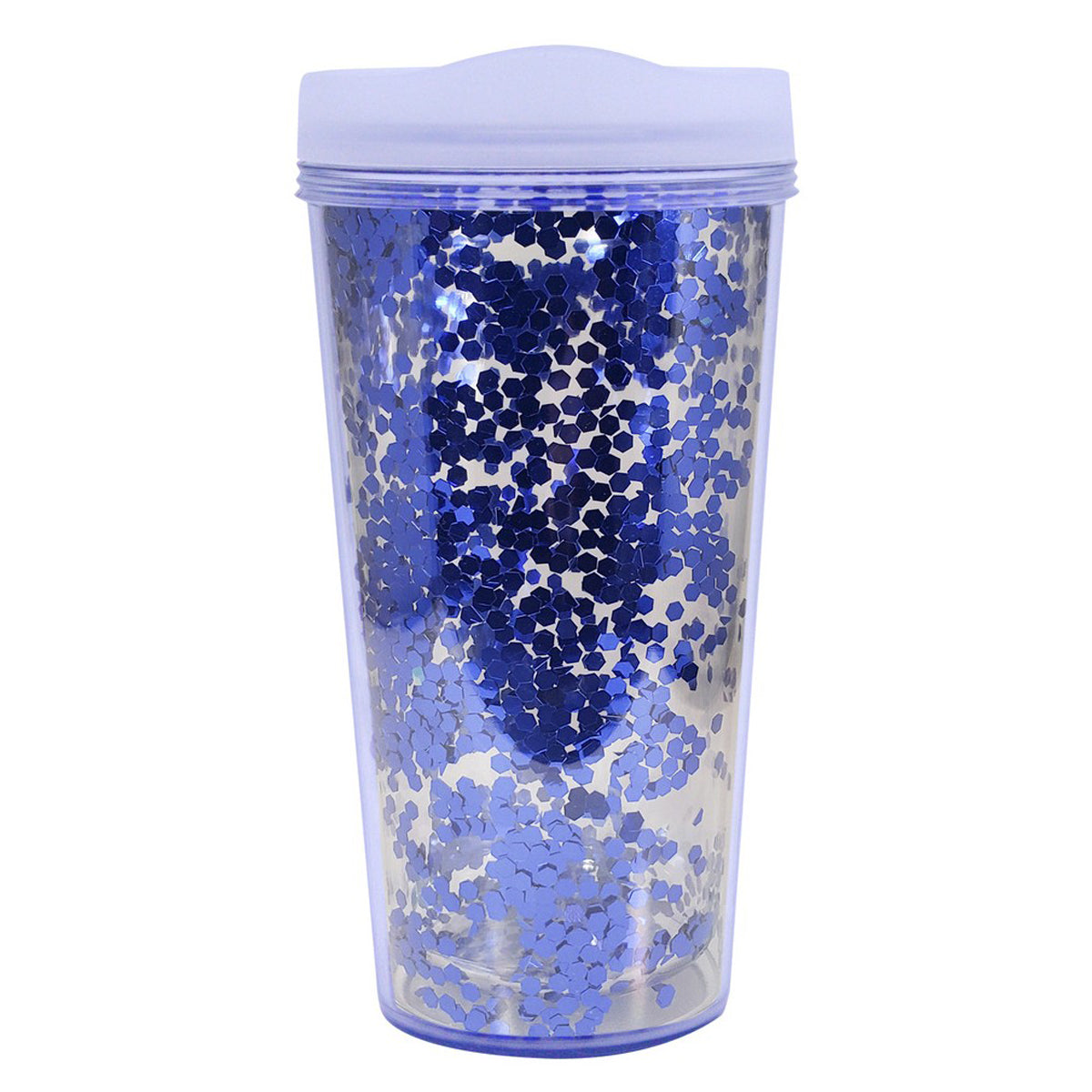 17 Oz. Glamour Glitter Tumbler - Blue