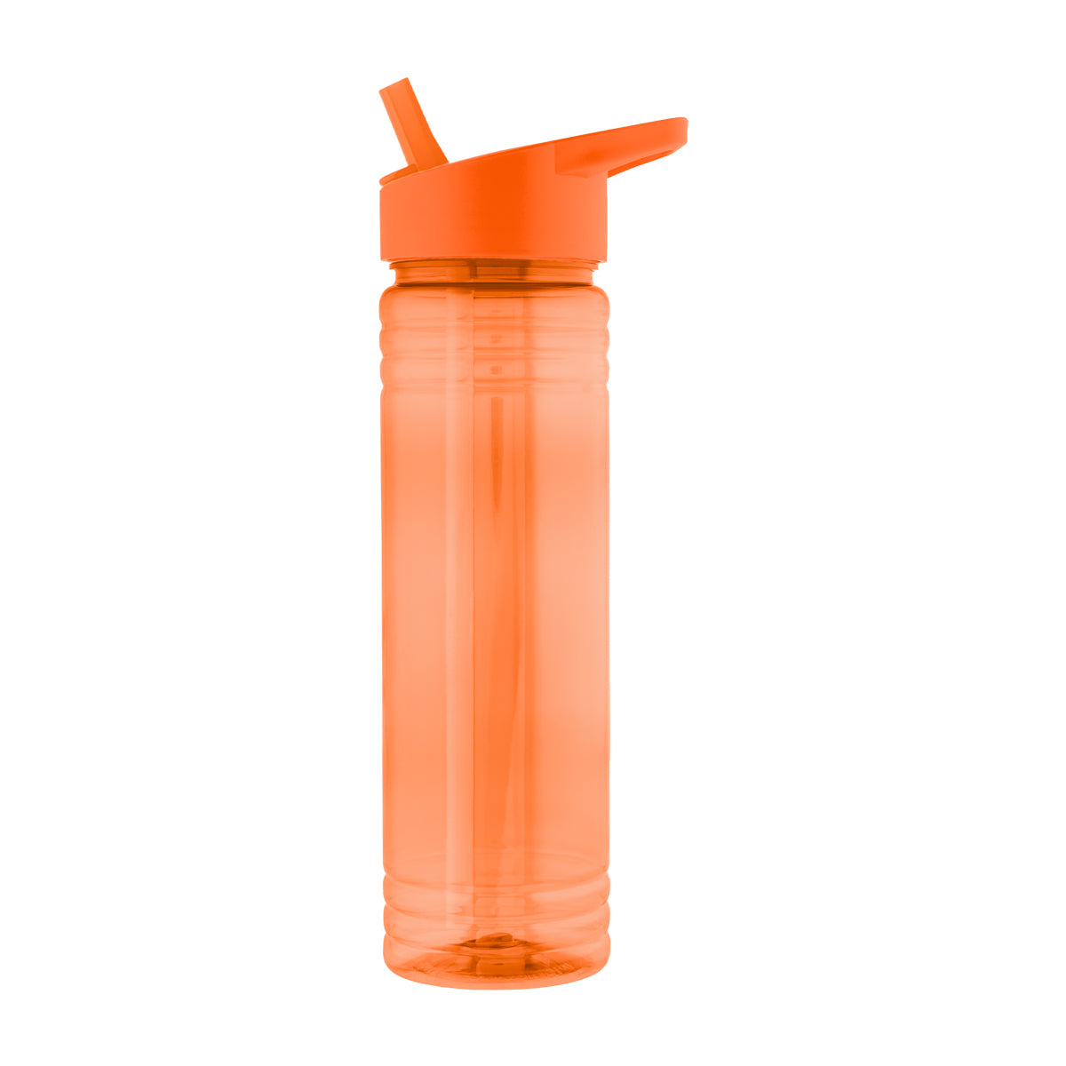 24 Oz. Ricky rPET Bottle - Translucent Orange