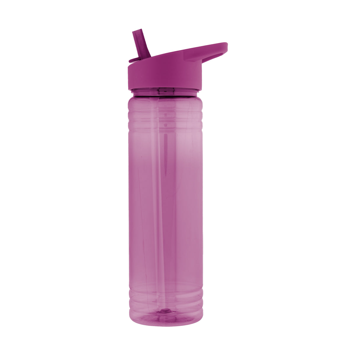 24 Oz. Ricky rPET Bottle - Translucent Purple