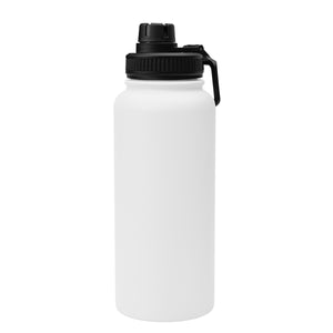 32 Oz. Recycled Stainless Steel Bottle - White