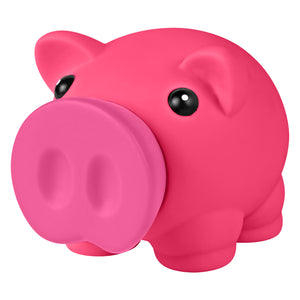 Mini Prosperous Piggy Bank - Pink With Pink