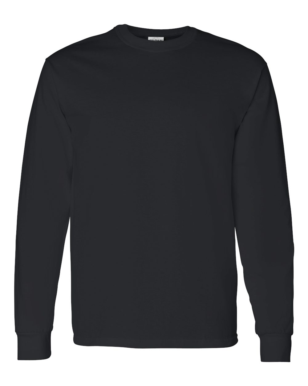 Gildan Adult Heavy Cotton™ Long-Sleeve T-Shirt - Black