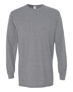 Gildan Adult Heavy Cotton™ Long-Sleeve T-Shirt - Graphite Heather