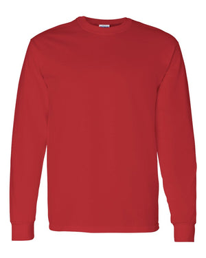 Gildan Adult Heavy Cotton™ Long-Sleeve T-Shirt - Red