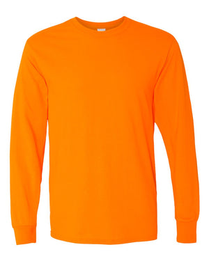 Gildan Adult Heavy Cotton™ Long-Sleeve T-Shirt - Safety Orange