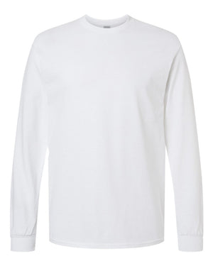 Gildan Adult Heavy Cotton™ Long-Sleeve T-Shirt - White