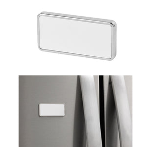 Two Piece Magnetic 6"x8" Photo Frame - Silver With White