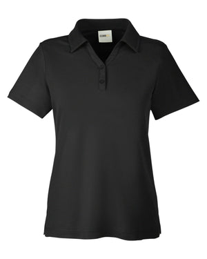 Ladies' Fusion ChromaSoft™ Pique Polo - Black
