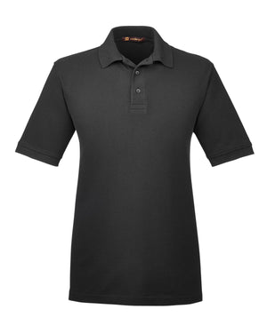 Men's Tall Short-Sleeve Polo - Black