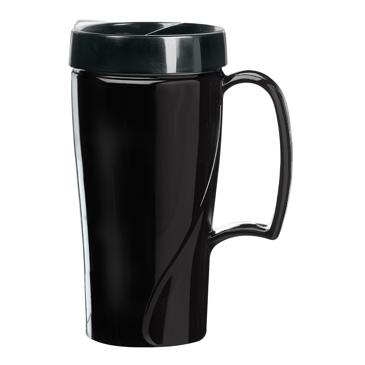 16 Oz. Arrondi™ Travel Mug - Black