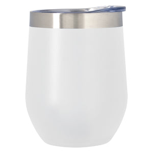 12 Oz. Vinay Stemless Wine Tumbler - White
