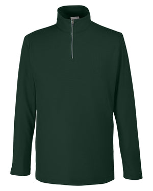 Men's Fusion ChromaSoft™ Pique Quarter-Zip - Forest