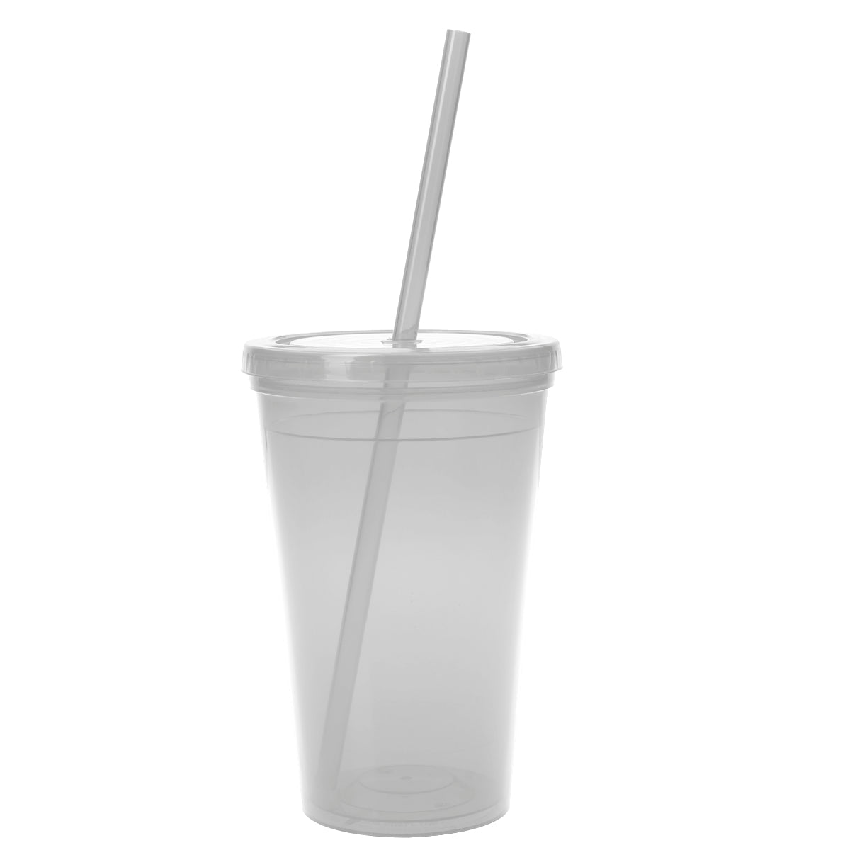 16 Oz. Sunsplash Double Wall Tumbler - Translucent Clear