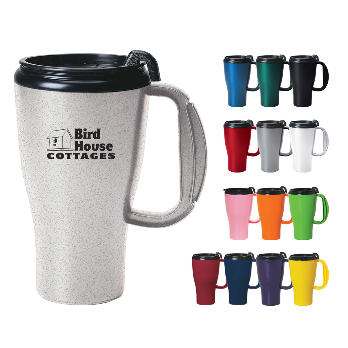 16 oz Omega Mug with Slider Lid
