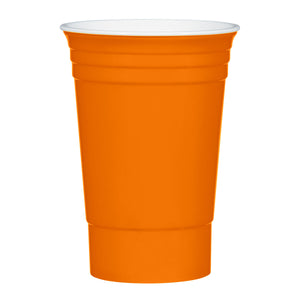 The Cup™ - Neon Orange With White