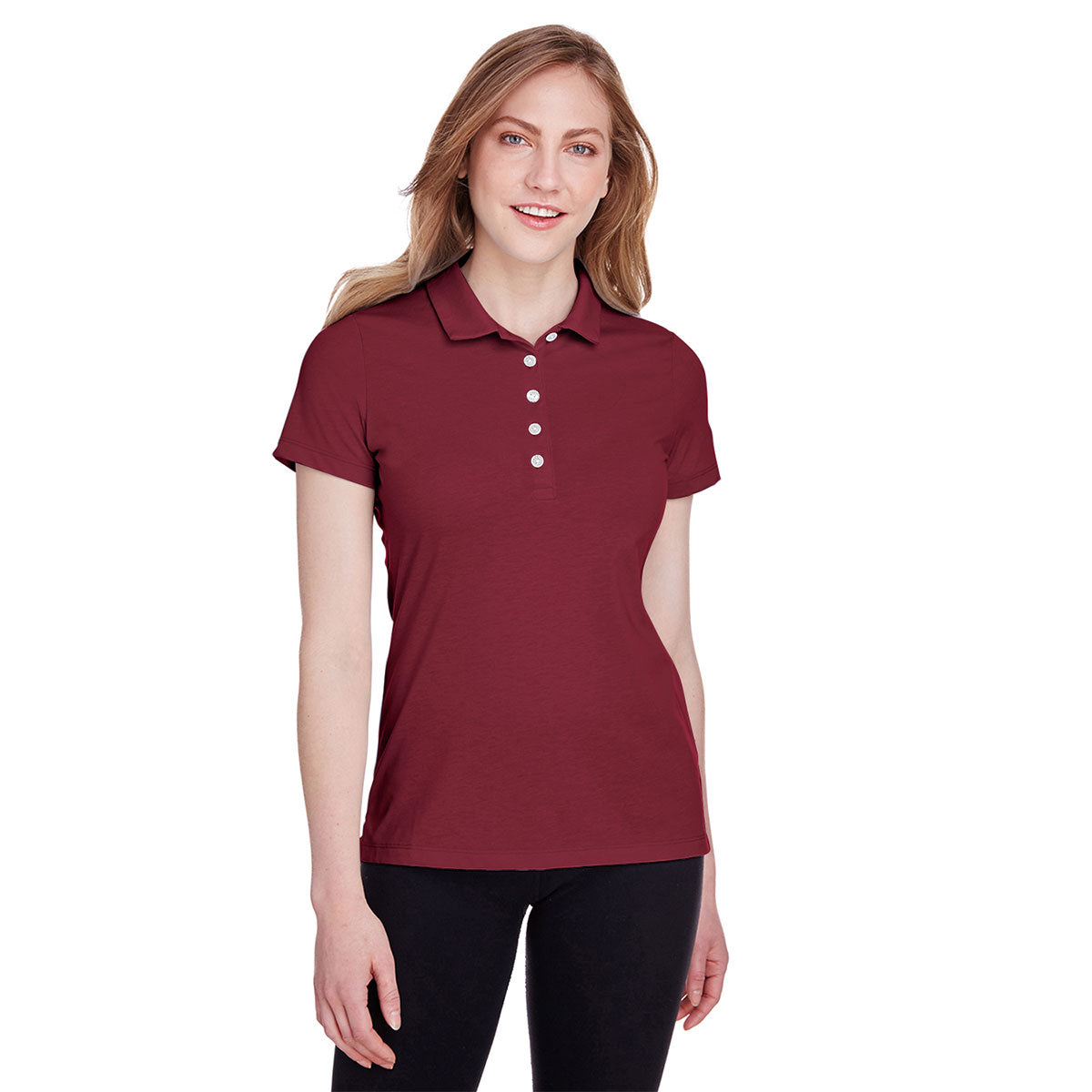 Ladies' Fusion PUMA Polo - Cabernet