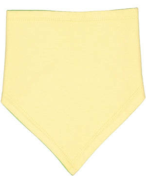 Infant Premium Jersey Bandana Bib - Banana/Key Lime
