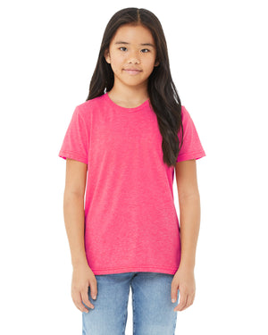 Youth Triblend Short-Sleeve T-Shirt - Char Pnk Triblnd