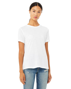 Ladies' Relaxed Triblend T-Shirt - Solid Wht Trblnd