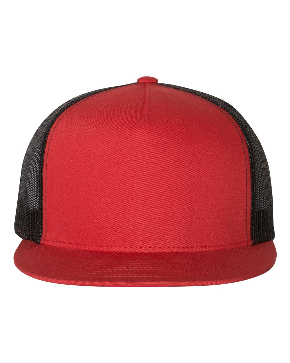 YP Classics Adult Classic Trucker Cap - Red/ Black