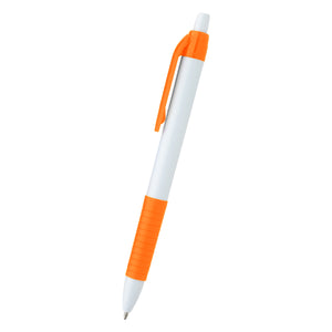 SERRANO PEN - White With Orange