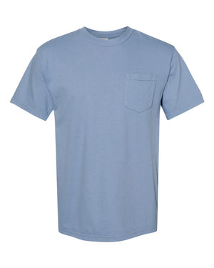 Comfort Colors ® Adult Heavyweight RS Pocket T-Shirt - Washed Denim