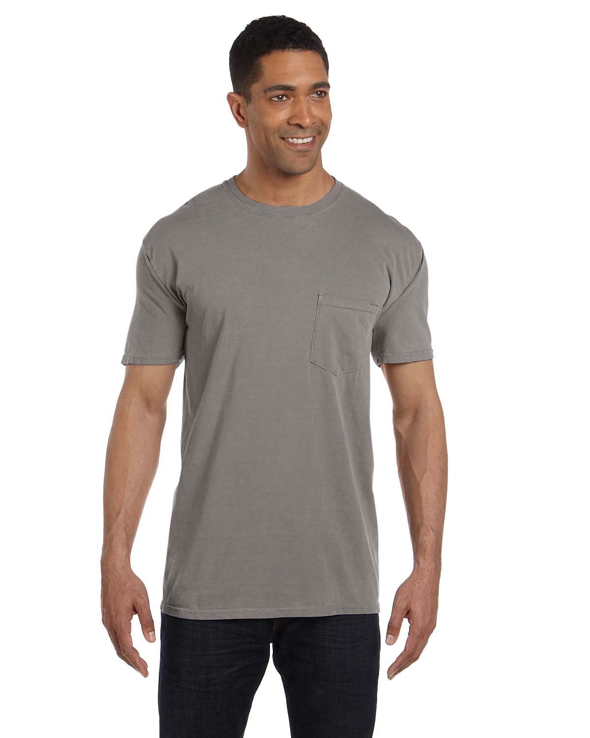 Comfort Colors® Adult Heavyweight RS Pocket T-Shirt - Grey
