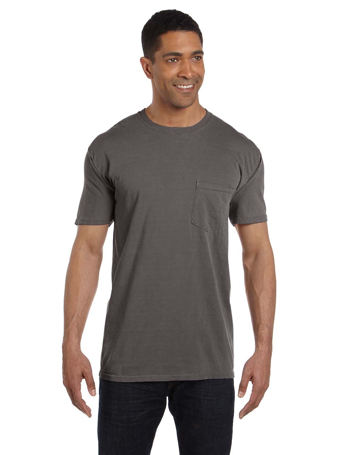 Comfort Colors® Adult Heavyweight RS Pocket T-Shirt - Pepper