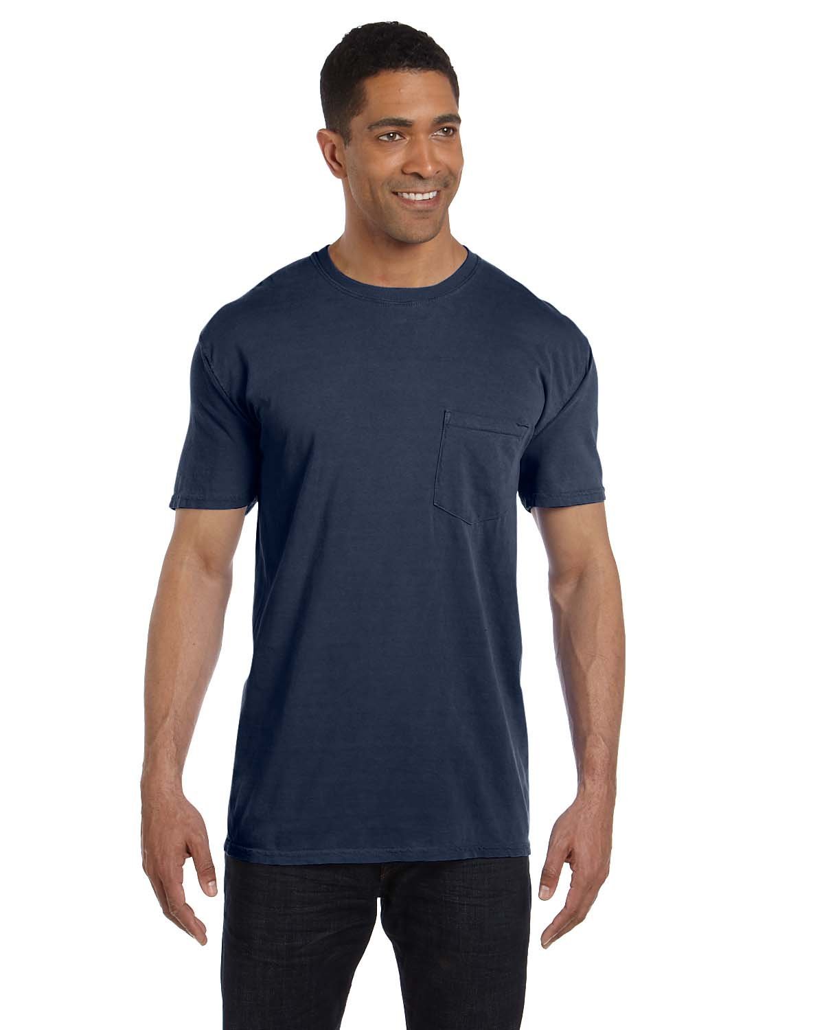 Comfort Colors® Adult Heavyweight RS Pocket T-Shirt - True Navy