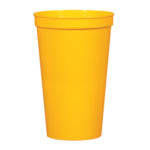 22 Oz. Big Game Stadium Cup - Yellow