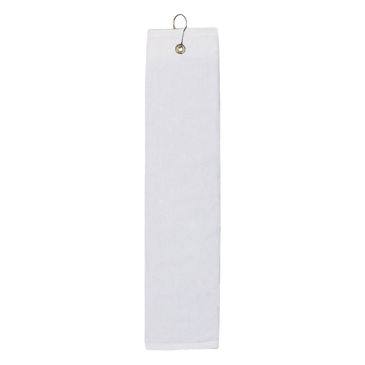 Folded Golf Towel - White
