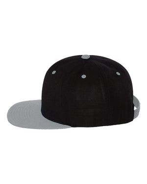 YP Classics Adult Structured Flat Visor Classic Snapback Cap