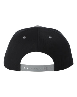 YP Classics Adult Structured Flat Visor Classic Snapback Cap