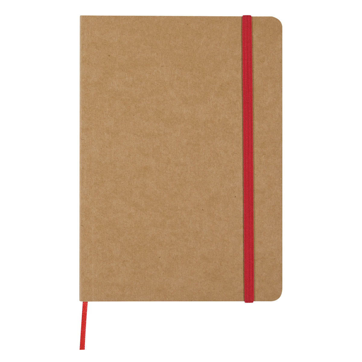 5" x 7" Eco-Inspired Strap Notebook - Red