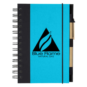 ECO-INSPIRED SPIRAL NOTEBOOK & PEN