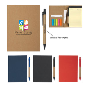 Meeting Mate Notebook With Pen And Sticky Flags