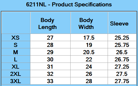 Next Level Apparel Unisex CVC Long-Sleeve T-Shirt - Specs