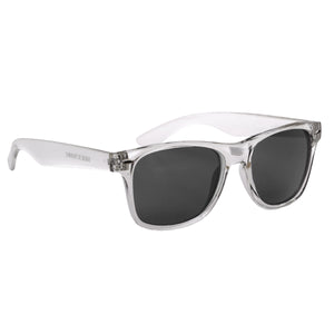 Malibu Sunglasses - Translucent Clear