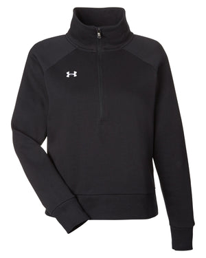 Ladies' Rival Fleece Quarter-Zip - Black