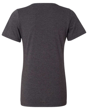 BELLA + CANVAS Ladies' Relaxed Heather CVC Jersey V-Neck T-Shirt