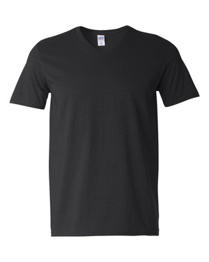 Gildan Men's Softstyle® V-Neck T-Shirt - Black
