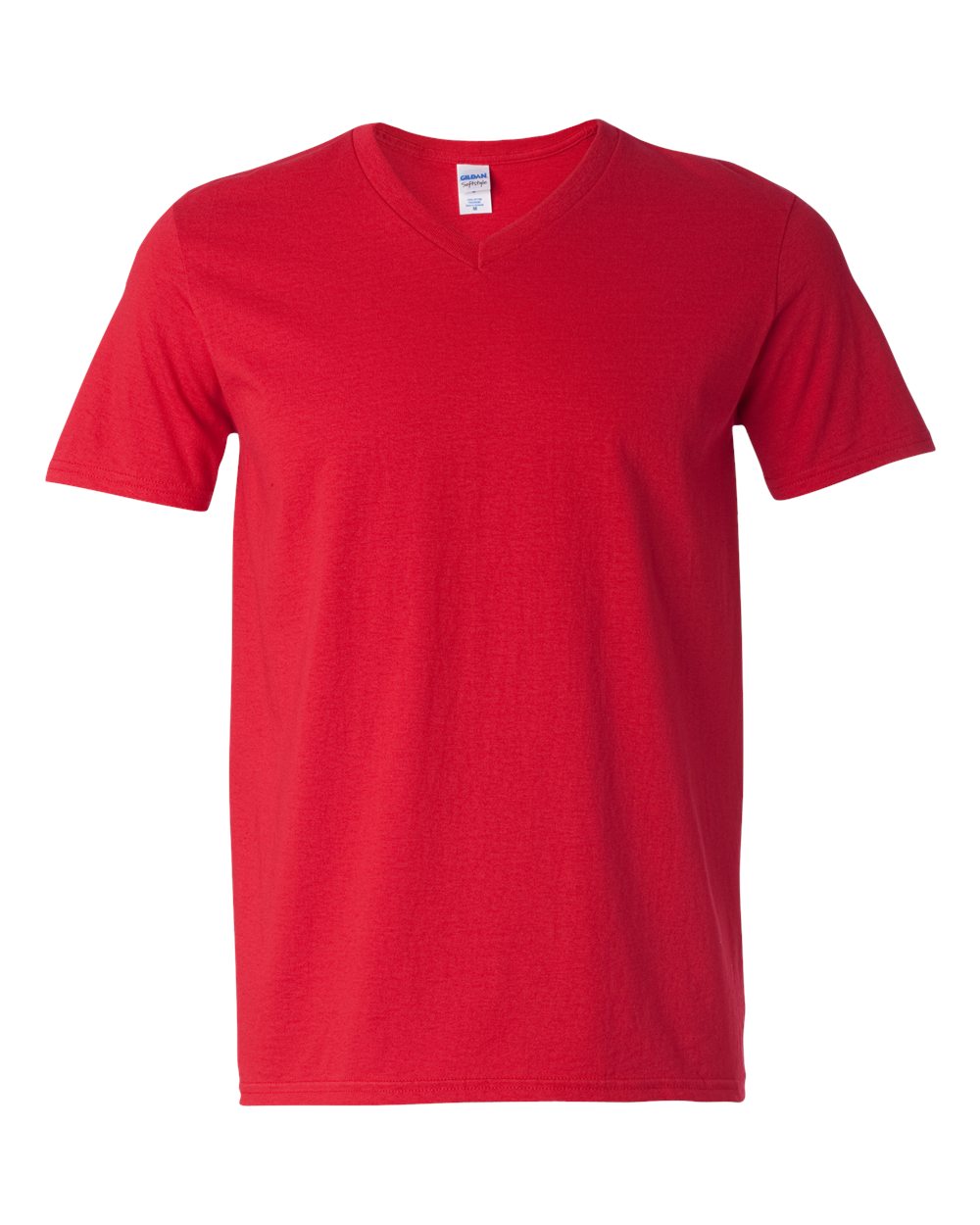 Gildan Men's Softstyle® V-Neck T-Shirt - Cherry Red