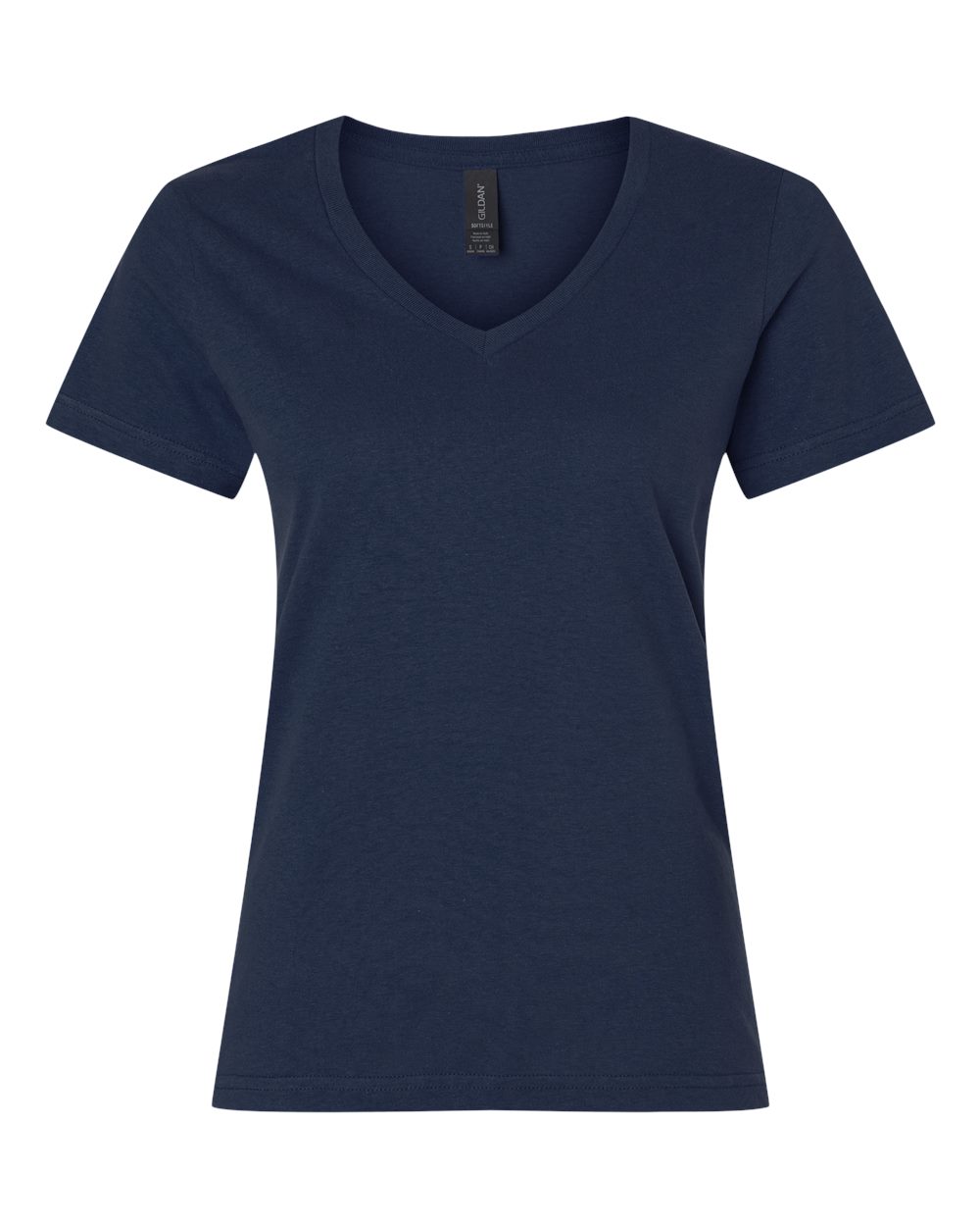 Gildan Women's Softstyle® V-Neck T-Shirt - Navy