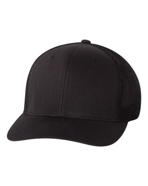 Flexfit Adult Trucker Cap - Black