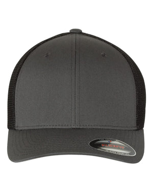 Flexfit Adult Trucker Cap - Charcoal/ Black