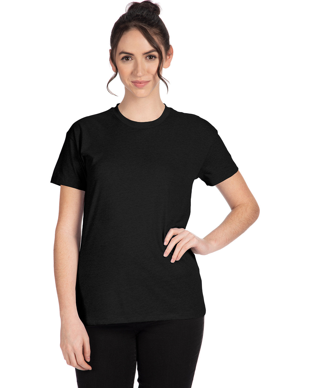 Next Level Apparel Ladies' Relaxed CVC T-Shirt - Black