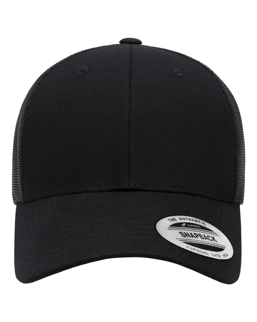 YP Classics Low Profile Trucker Cap - Black