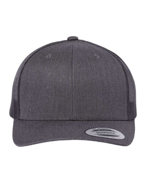 YP Classics Adult Retro Trucker Cap - Dark Heather Grey