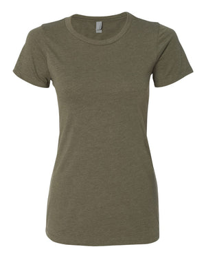 Next Level Ladies' CVC T-Shirt - Military Green